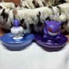 Pkm Gem Collection Vol.11 Gengar Chandelure Pumpkaboo Collectible Figure Set Gift For Fans Desk Shelf Display Decor Toy