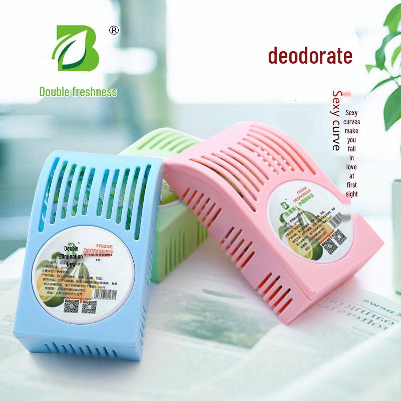 Colorful Bamboo Charcoal Refrigerator Deodorizer Box - Activated Carbon Odor Removal Freshener
