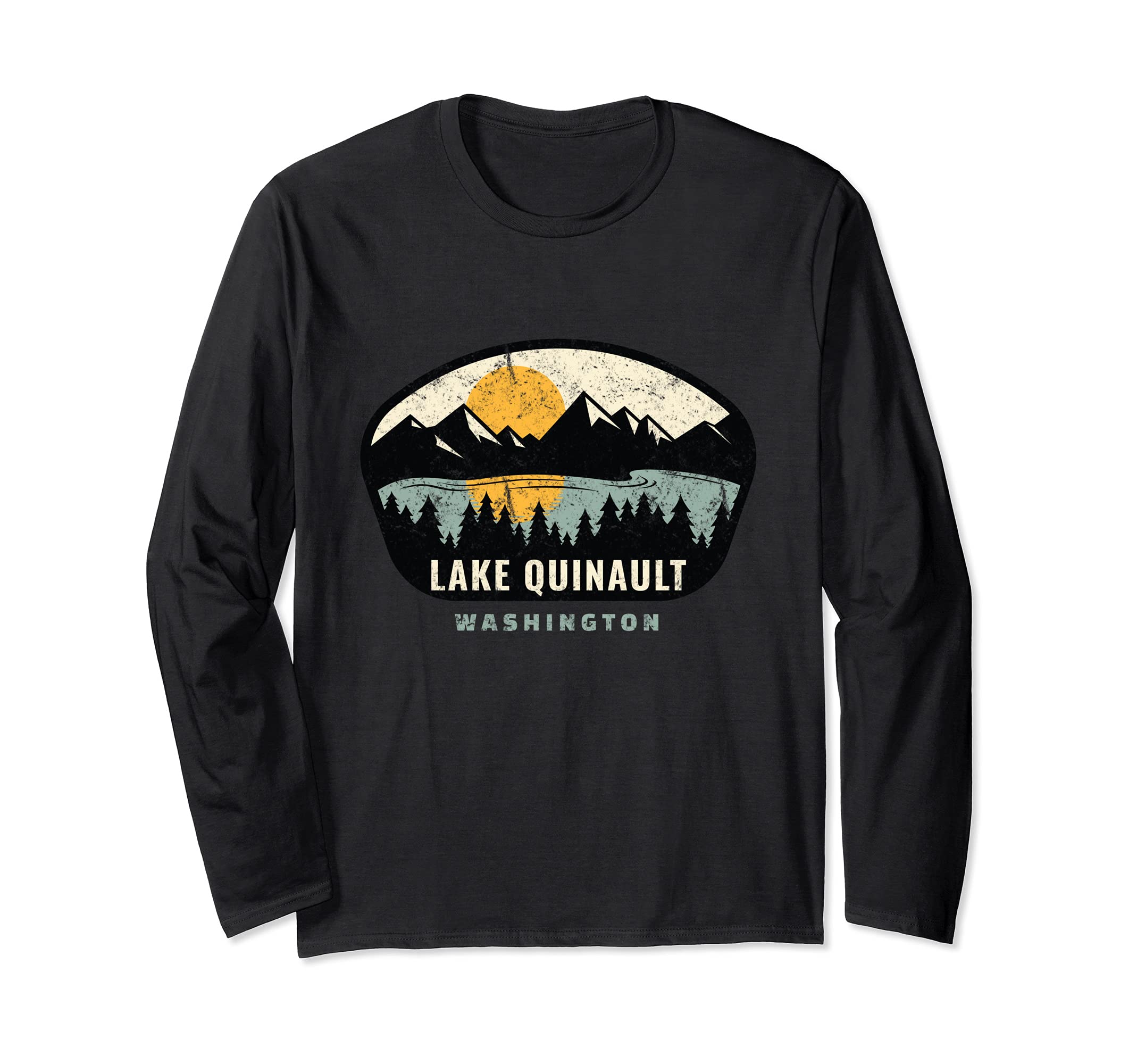 Lake Washington Quinalto, Washington Vacation Souvenir Long Sleeve T-Shirt