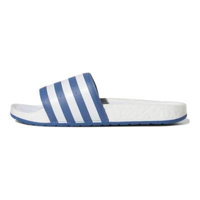 Chinelo Adilette Boost Azul Marinho Unissex Tênis Branco Nuvem-Branco FX5896