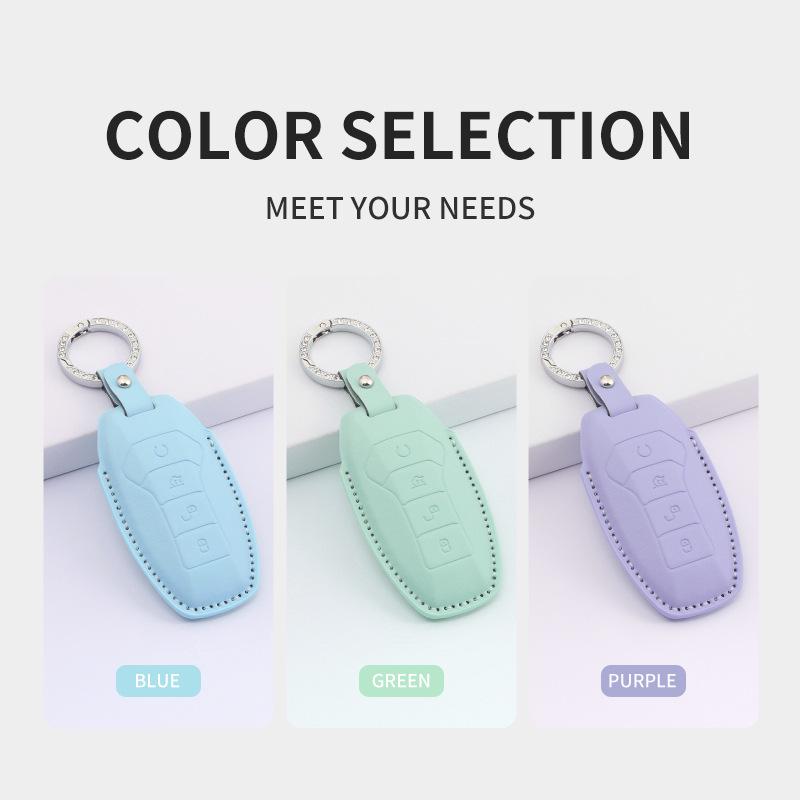 Compatible Key Case for BYD Models: Han, Qin Plus DMI, Song Pro, Tang L, Yuan 05, Seagull, Seal 06, Dolphin