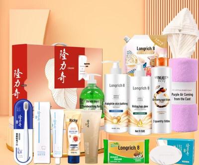 Set per la cura personale della famiglia Longrich Gold Label da 13 pezzi