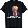 2024  President America  Casual USA Leisure O-neck Style Print Loose Camisetas T-shirtHip Hop Street T-shirts