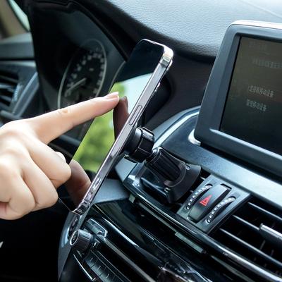Magnetic Car Phone Holder Ball Head Universal Holder Car Air Outlet Phone Holder Universal Iron Hook Clip