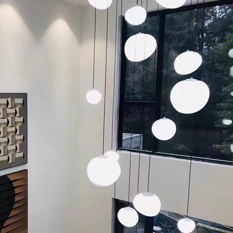 Xuan Yong Nordic Pebble Glass Pendant Light