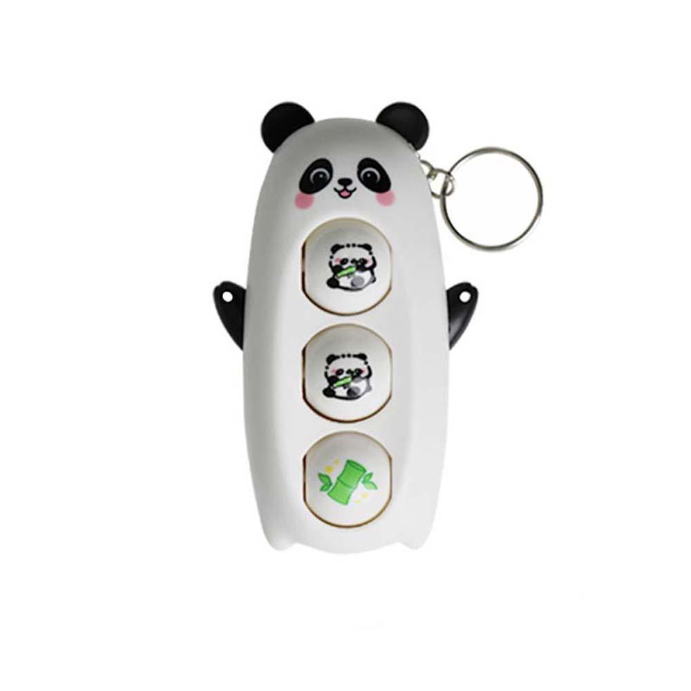 Press Decompression Toys Panda Face Changing Doll Panda Pig Cartoon Keychain  Kids Playing Supplies