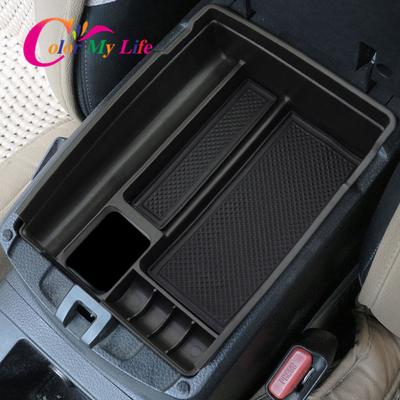 Caja contenedora con reposabrazos y paleta de almacenamiento central de ABS para Nissan X-trail T32 2014