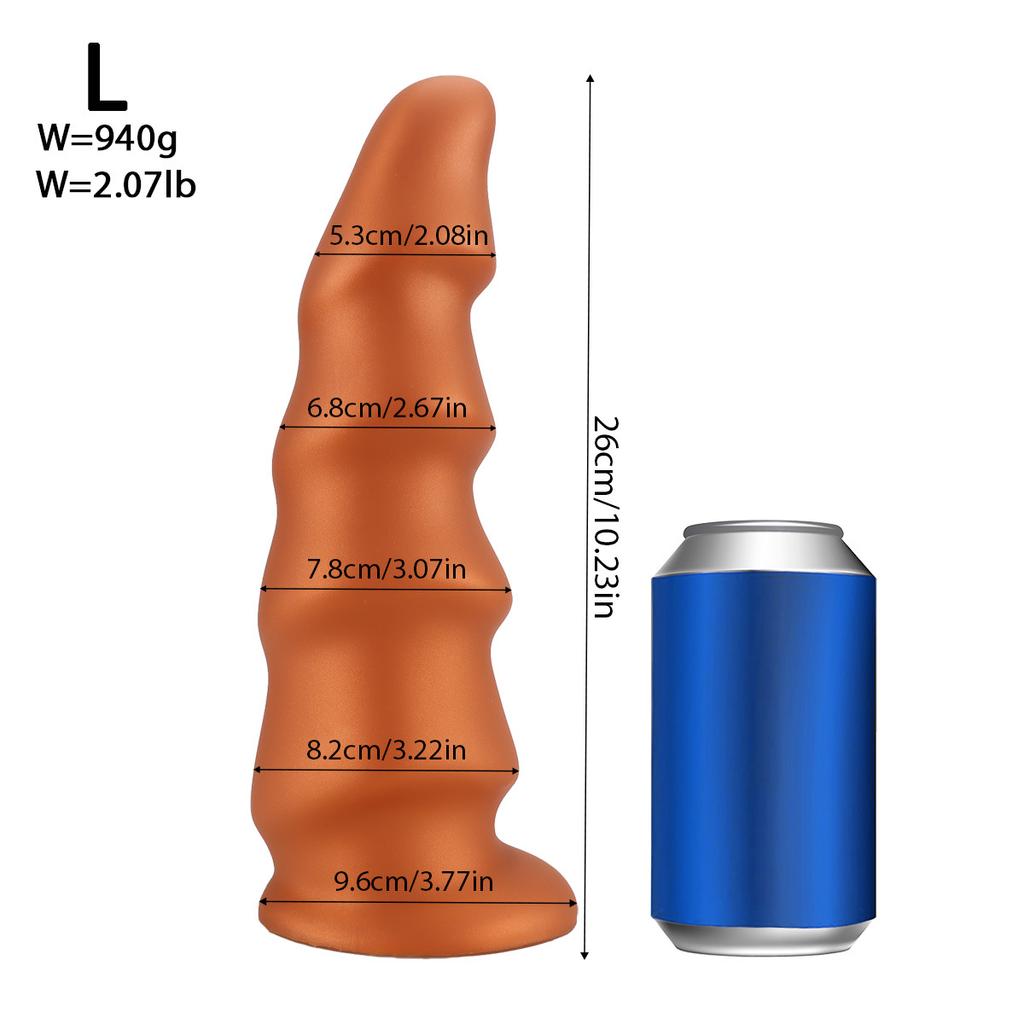 Silicone Wave Butt Plug Couple Sexy Masturbation Anus Sex Toy Men and Women Wear Anti-off Chrysanthemum Expansion Dildos