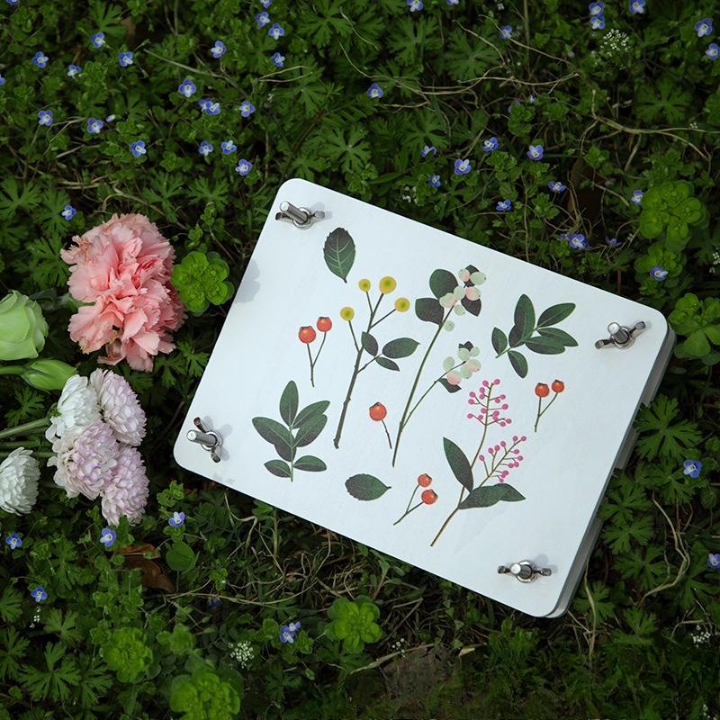 Dried Flower Embossing Device, Herbarium Making Tool, Handmade Flowers, Fruit Slices, Dried Leaves, Flower Board DIY