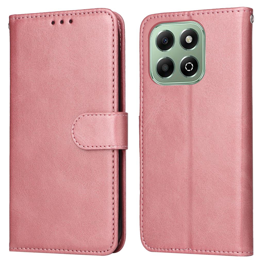 For Honor X6b 4G Case PU Leather Phone Cover with Cash/Card Slots