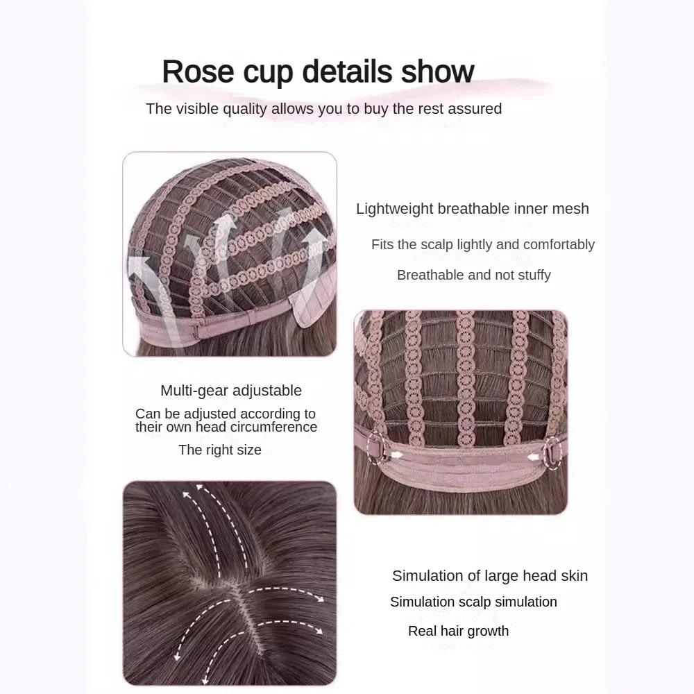 Black Short Wig Cos Japanese Anime Cosplay Wig 38cm Cool Sissy Headband Wigs Punk High Quality Synthetic Wigs