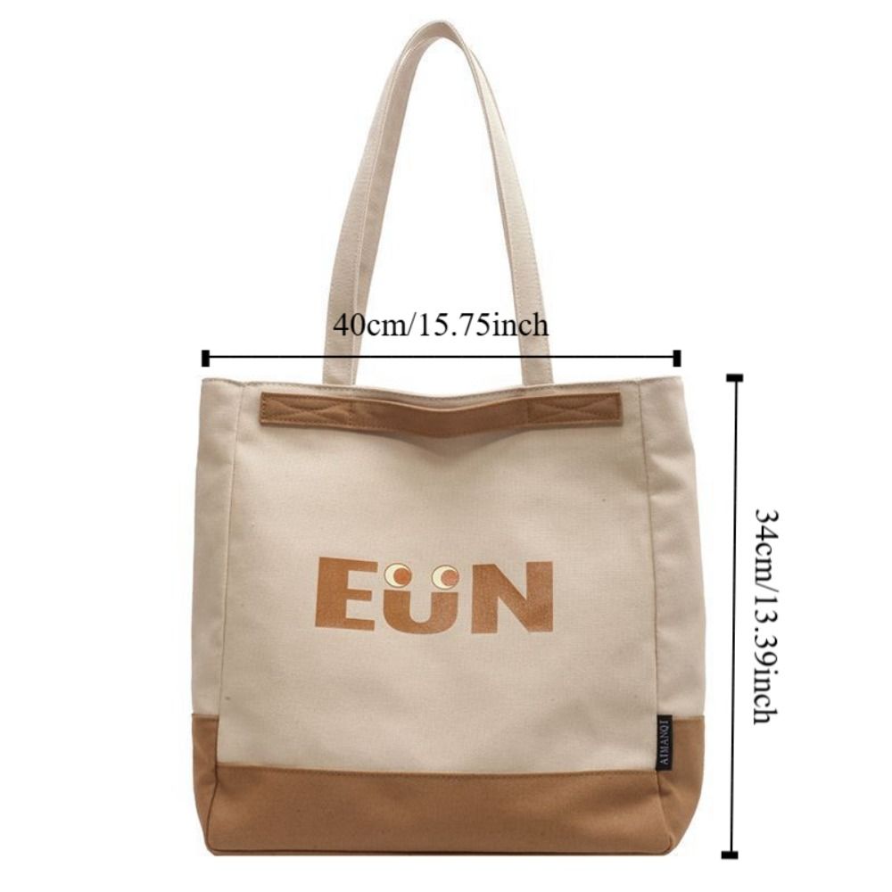Versatile Canvas Tote Bag Cross-body School Bag Underarm Bag Messenger Bag  School
