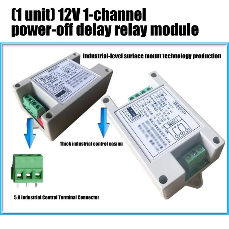 Programmable Time Delay Relays Module Highly Durability Construction Easy Installation for Electrical Device Protections