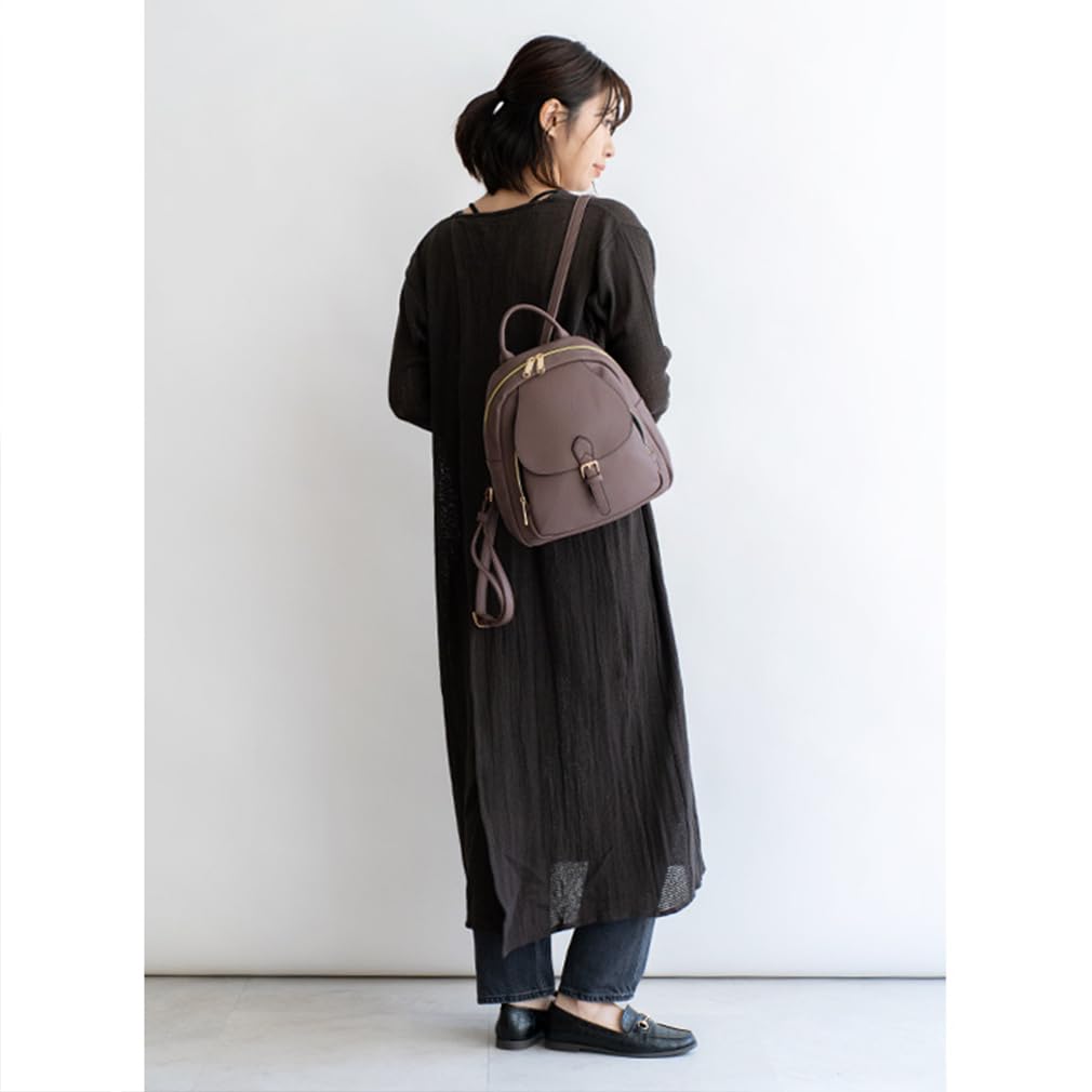 VITAFELICE Women's Flap Mini Backpack (sby2122p) (Smoke Pink)