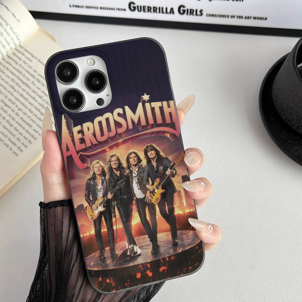 Rock Band Aerosmith Corrugated Stripe Phone Case For IPhone 17 16 15 14 13 12 11 Pro Max Plus Pro Shockproof Cover