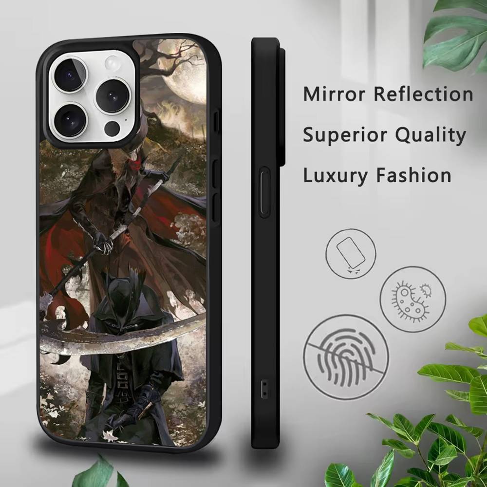 Game B-BloodborneS Phone Case For iPhone 17,16,15,14,13,12,11,Pro,Max,Plus,Mini,SE4,E Magnetic Magsafe Wireless Charging