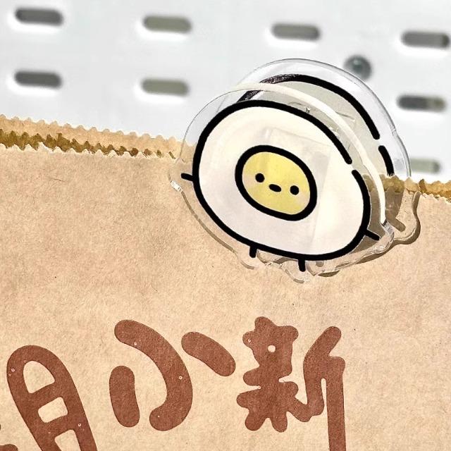 Adorable Cartoon Vegetable Memo Clips - Double-Sided PP Clips for Notes and Papers