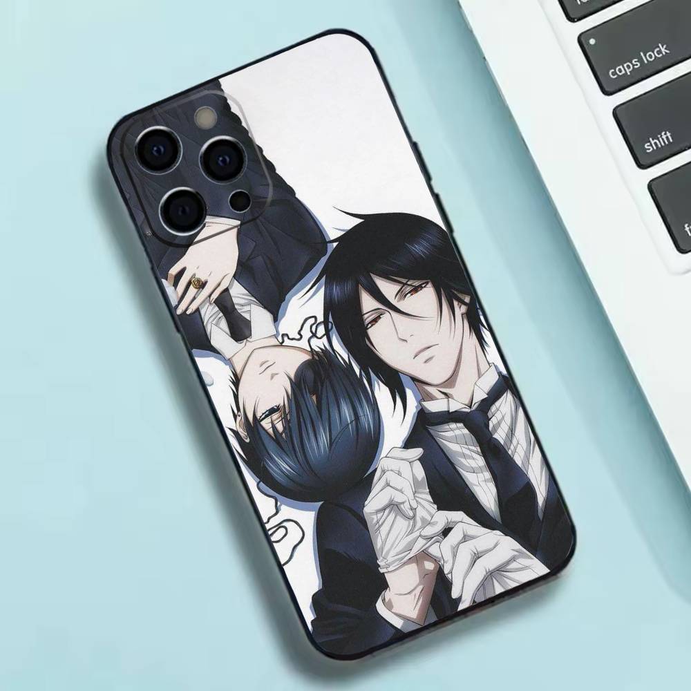 Anime B-Black Butler  Phone Case Silicone Soft For IPhone 17 16 15 14 13 12 11 X XR Plus Pro Max Plus