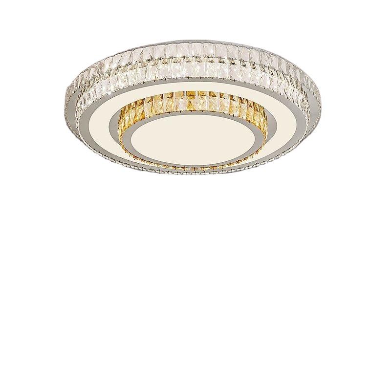 2025 Modern Rectangular Crystal Ceiling Light for Living Room, Bedroom, or Restaurant