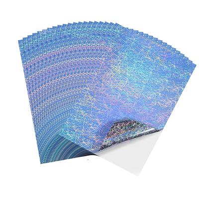 20 Sheets Printable Holographic Sticker Paper Waterproof Quick Drying A4 Self Adhesive Paper for