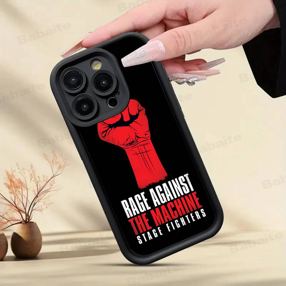 R-Rage A-Against T-The M-Machine Band Phone Case For IPhone 17 16 15 14 13 12 11 Pro Max Plus Mini Luck Cover