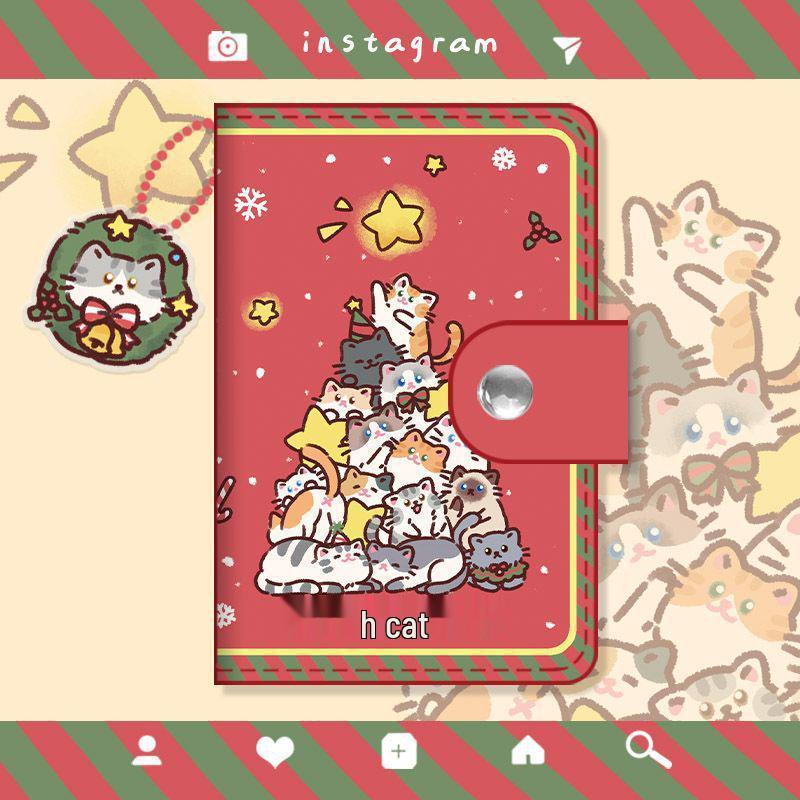 Leder-Kartenhalter im koreanischen Stil: Damen Geldbörse mit großer Kapazität, antimagnetisch, mit mehreren Kartenfächern und Münzfach.