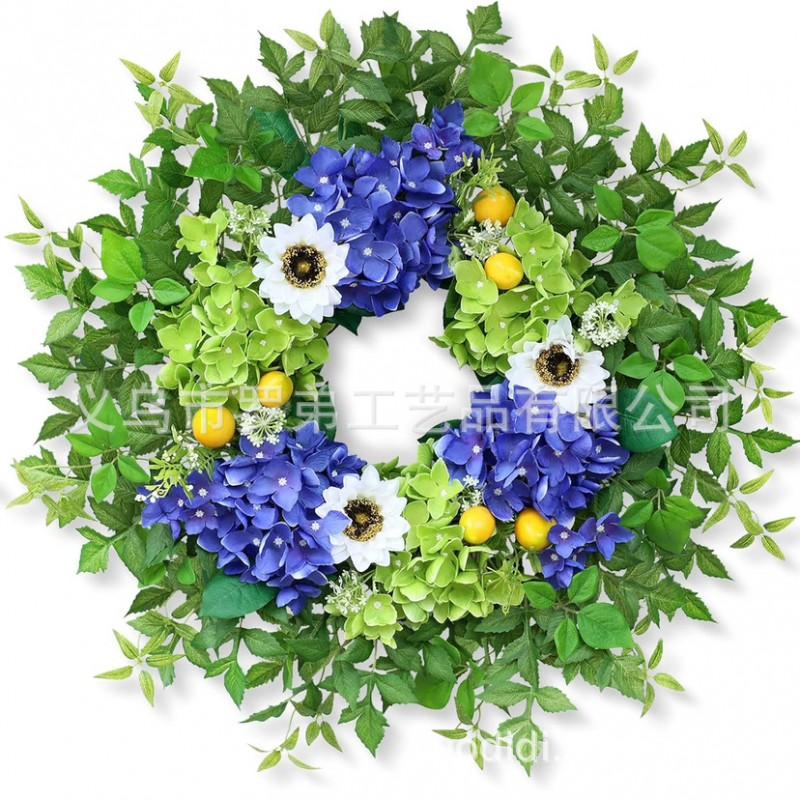 Artificial Flower Wreath Easter Valentines Day Hotel Restaurant Door Decorations
