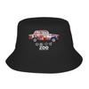 Achtung Baby Zoo TV Bucket Hat  Streetwear Fisherman Caps Personality Hunting Visor Hats For Unisex Trendy Design Cap