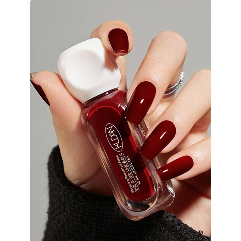 10ml Removable Water-Based Nail Polish, Long-Lasting Quick-Drying Nail Polish No Baking Required For Women And Girls Nails