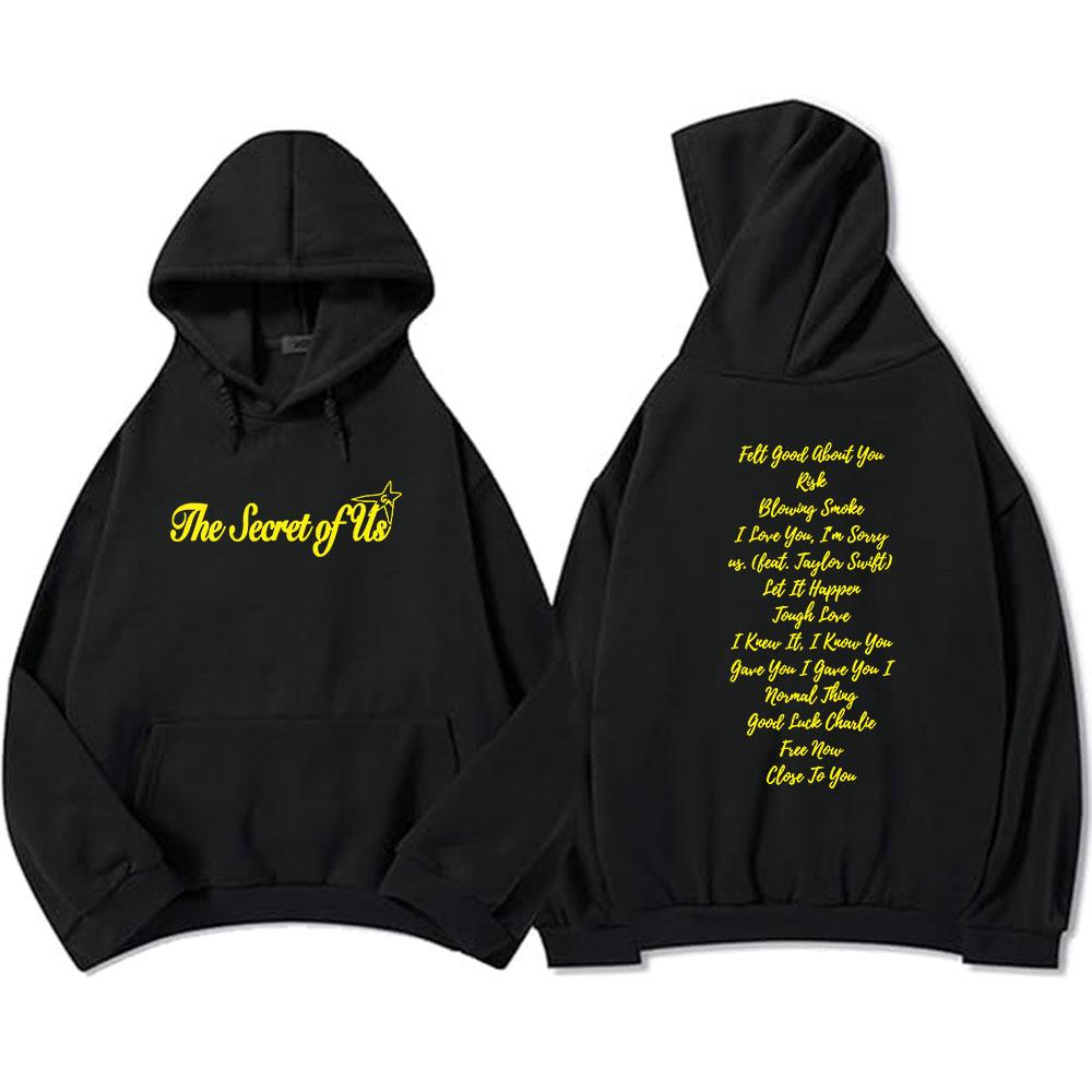 The Secret of Us Album Hoodies Singer Gracie Abrams Sweatshirt Sudaderas Con Capucha Hooded Moletom Men Clothing