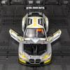 ABW1 1:24 BMW M4 GT3 Alloy Sports Car Model Diecast Metal Toy Car Vehicles Model Simulation Sound and Light Collection Childrens Gift