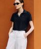OBER GOLF Basic Open Polo Top (Black)