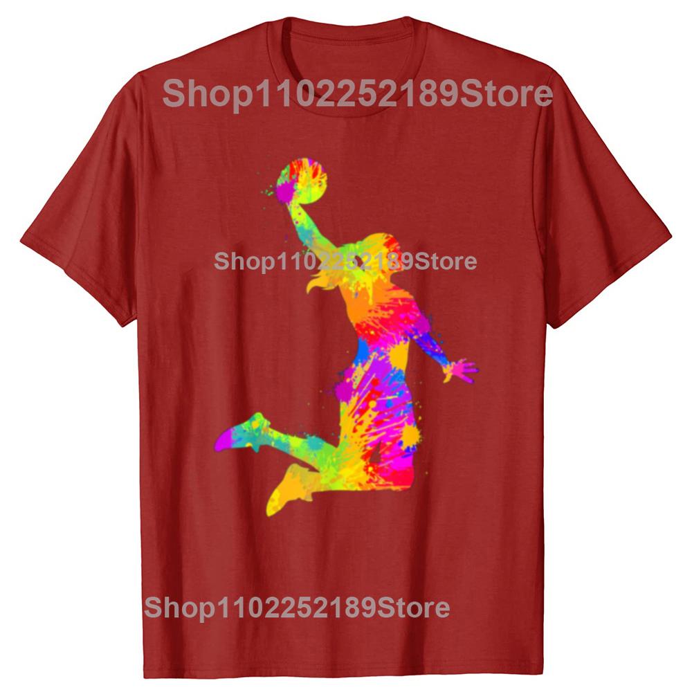 

Funny Basketball Girl Women Graphic Tshirts Men Womens Fashion Casual Oversized Tshirt 100 Cotton Loose Oversized T Shirt S