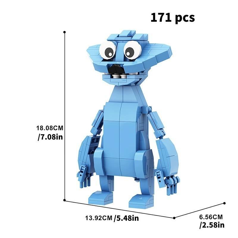 Baban Kindergarten Building Blocks Season 3 Green Monster Doll Garden Handicraft Baban Playground Building Blocks Toy