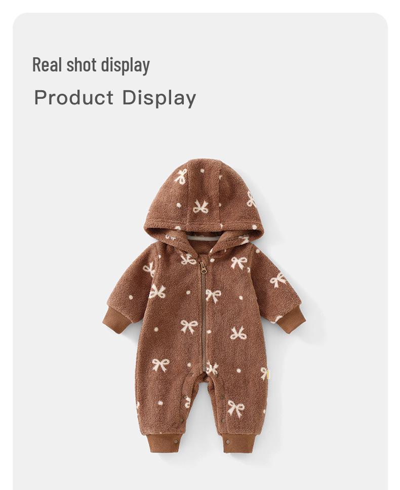 DUUDUU Baby Buitenkleding Verdikte Jumpsuit voor Herfst/Winter 2025