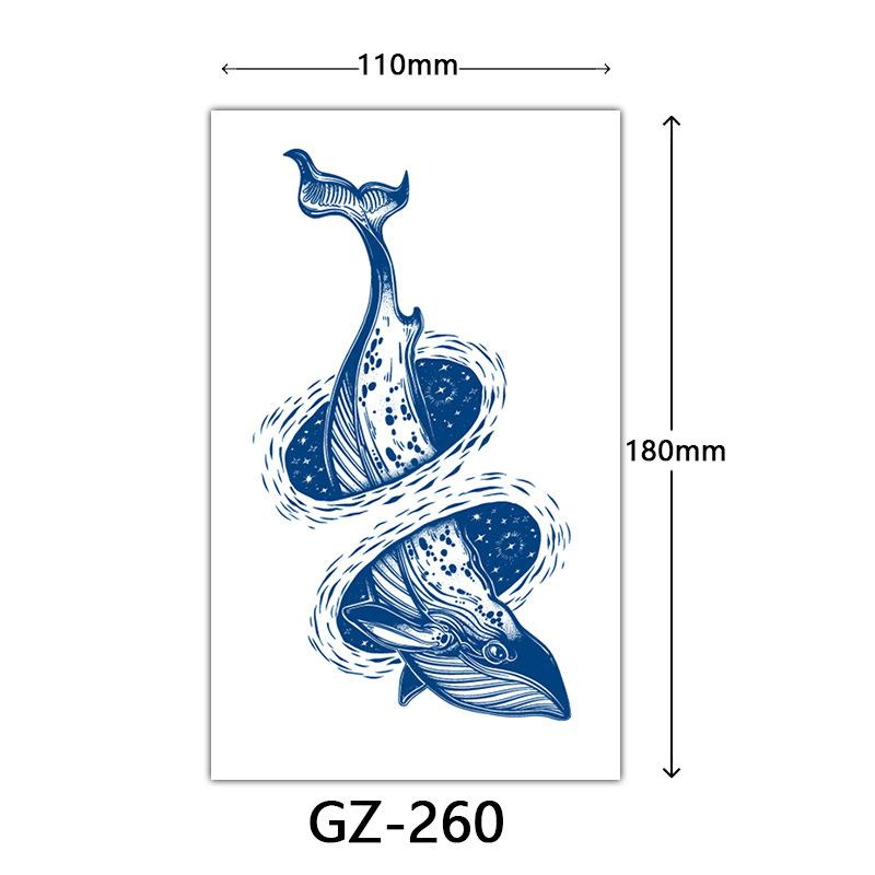 Herbal Semi-Permanent Tattoo Sticker, Semi-Permanent Tattoo Sticker, Anti-Rub, Anti-Sweat Tattoo