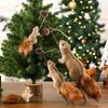 Animal Tree Decorations Squirrel Christmas Ornaments Intricate Painted Details