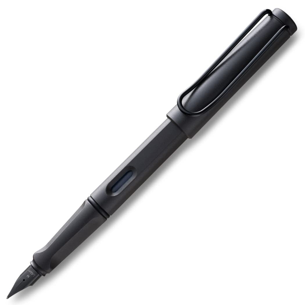 

LAMY L17-M Fountain Pen, Safari Black, Medium Nib, Dual-Use, Converter Sold Separately, Officially Imported