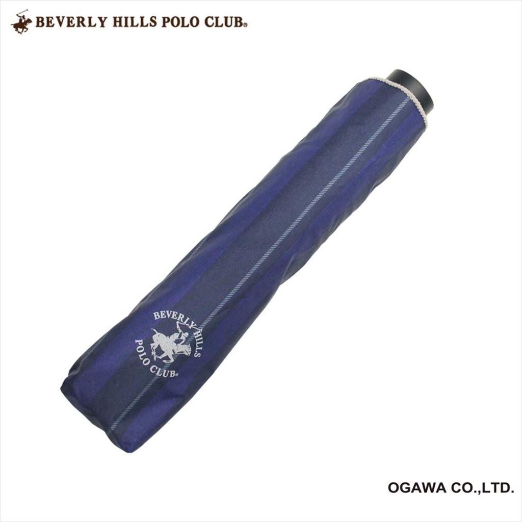 Ogawa Large Folding Parasol with Heat and Light UV 6 BHPC Beverly Hills Polo Club Manual Safety Cover Black Product 71139 Men's Blocking, 99%+