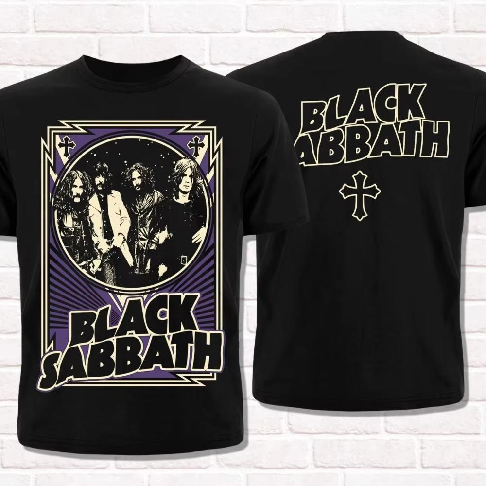 

Oversized Black Sabbath T-Shirt Heavy Metal Rock Style Cotton Men s Women Tops Tee Streetwear Hip Hop Y2k Clothing Vintage Shirt 4XL