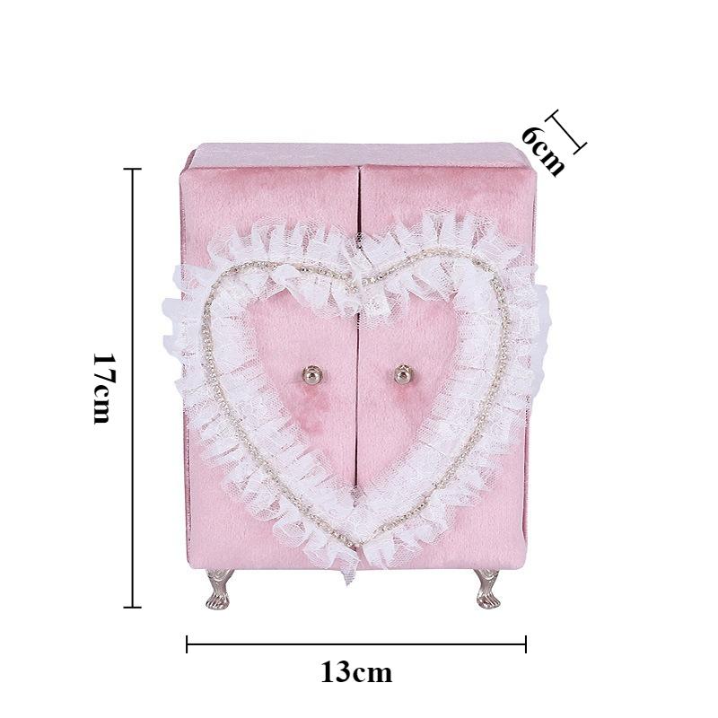 

Pink Jewelry Box Cute Jewelry Storage Boxes Velvet Ring Earring Organizer Box Samll Women s Necklace Storage Display Boxes розовый
