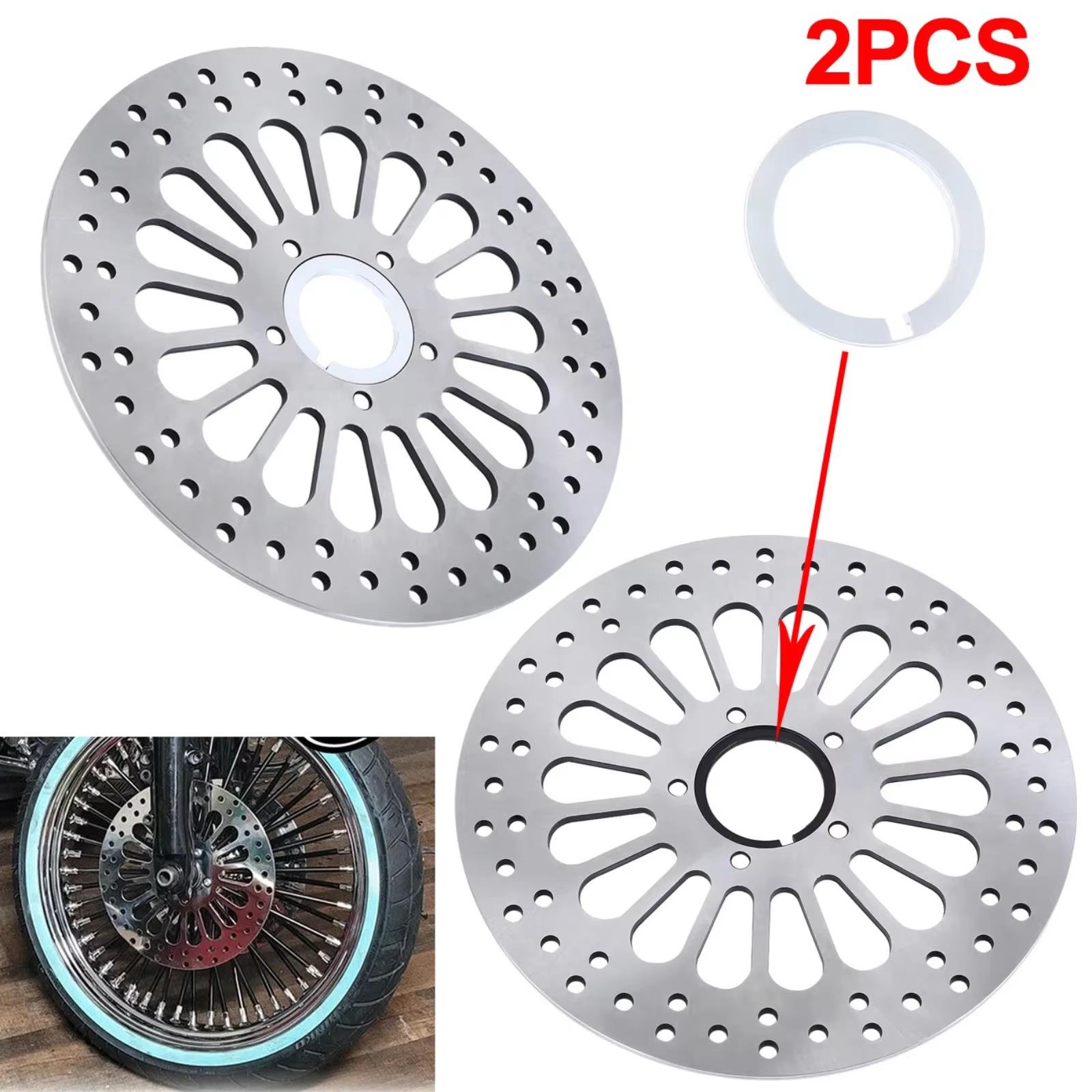

2pcs 11.5 292mm Front Brake Disc Rotor Motorcycle Brake Rotor Disk For Harley Dyna Sportster 883 1200 Touring 2000-2005 2pcs