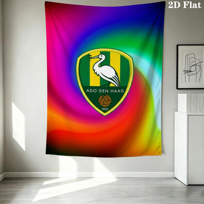 ADO Den Haag Nástěnná tapiserie Estetický závěs na zeď Tištěná látková přikrývka Dekorativní tapiserie do ložnice obývacího pokoje Domácí dekorace