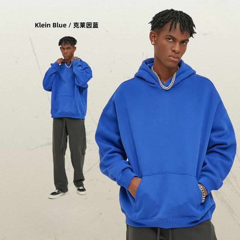 EastRogue New Loose-fitting 350g Fleece-lined Trendy Hoodie for Men, Oversized and Thickened with A Hood.