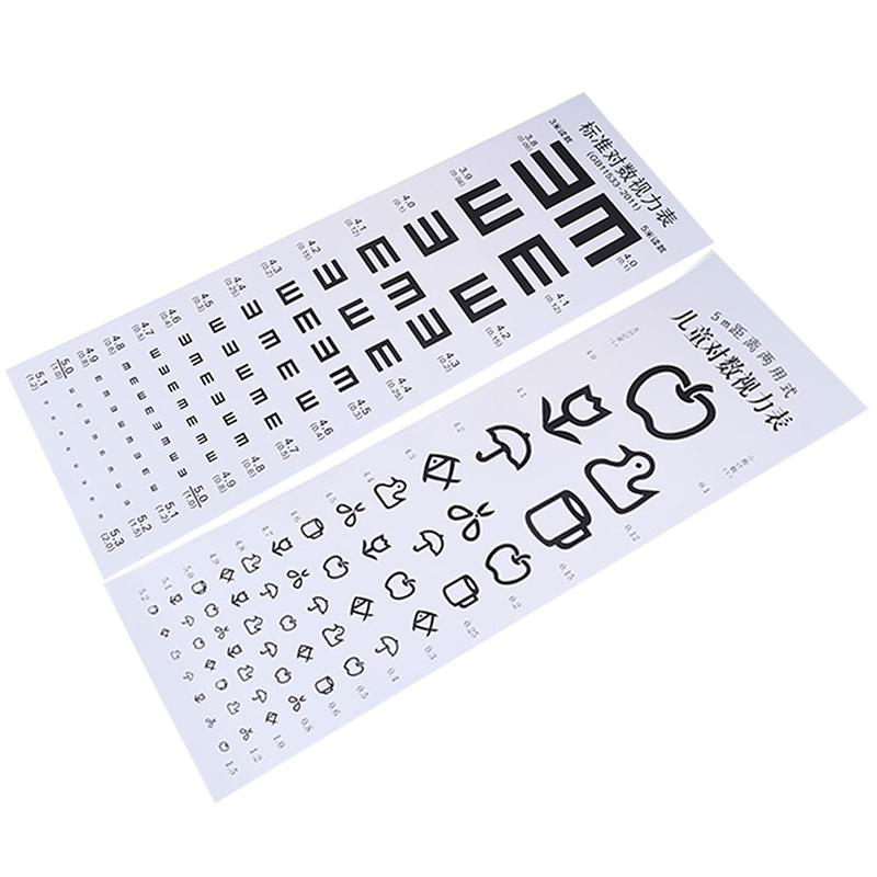 Wallmounted Waterproof Eye Chart Testing Cahrt Visual Testing Chart For Hospital
