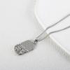 Square Pendants Delicate Stainless Steel Chain Pendant Necklace For Women Necklace