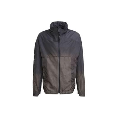 Winddichte wasserdichte Freizeitsport-Kapuzenjacke für Herren, Grau, FS7540