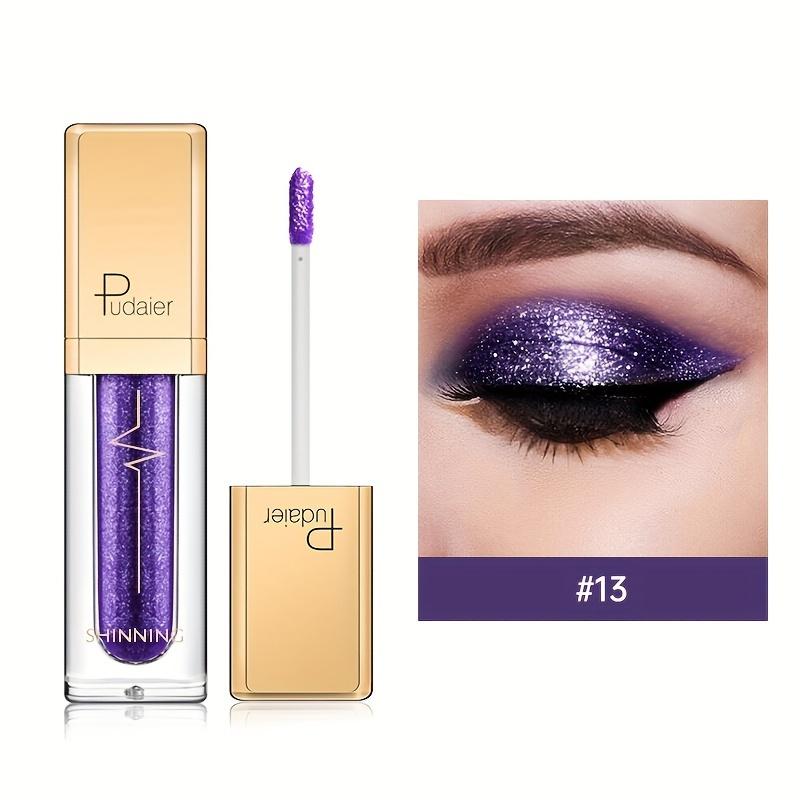 Make Up Liquid Eyeshadow Waterproof Glitter Pigments Purple Gold Metalic Women Beauty Gel Eye Shadow Cream 18 Colors Makeup Shimmer Shadow