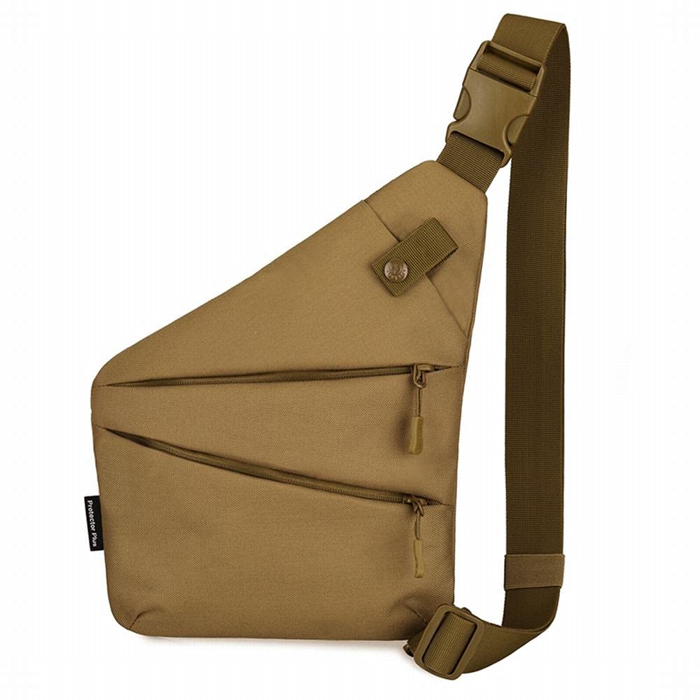 PHOENIX IKKI Underarm Fits a Tactical Shoulder Body Crossbody Right Shoulder Brown Anti-Theft Bag, 7.9-inch iPad, Slim, Hidden, Bag, Bag, Bag, Bag,