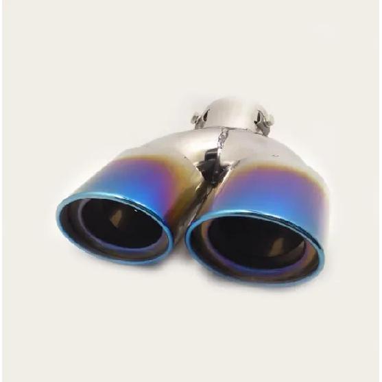 For Subaru XV 2018 Car Body Cover Muffler Exterior End Pipe Outlet Dedicate Stainless Steel Exhaust Tip Tail